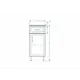 Комод для ванной Stella Polar Концепт 36 SP-00000151 36x82см цвет белый