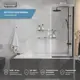 Ширма на ванну Reflexion RX14060CBL-02 60x140см