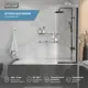 Ширма на ванну Reflexion RX14050CBL-01 50x140см