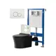 Комплект инсталляция с унитазом Point Pn48 PN48145WG цвет черный