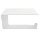 Держатель для туалетной бумаги REXANT 38-0636 с полкой цвет белый
