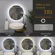 Зеркало для ванной Alias Муза m1501504 с подсветкой 150x150см