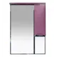 Зеркальный шкаф для ванной Misty Жасмин П-Жас02065-122СвП 65x100см розовый