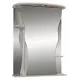 Зеркальный шкаф для ванной Misty Каприз Э-Кпр02060-01СвЛ 60x72см белый