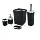 Набор для ванной из 5 предметов COLUMB Vialex CKB003-black цвет черный