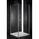 Душевой уголок Cezares ELENA-W-A-1-90-P-Cr-R прямой 90x90см хромированный профиль эффект стекла рифленый