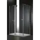 Душевой уголок Cezares ELENA-W-AH-1-120/90-P-Cr-R прямой 120x90см хромированный профиль эффект стекла рифленый