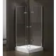 Душевой уголок Cezares ELENA-W-AS-2-90-C-Cr прямой 90x90см хромированный профиль эффект стекла прозрачный