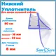 Нижний уплотнитель для стекла двери душевой кабины U-5108-8-80 6мм длина 0.8 м