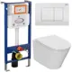 Комплект инсталляция и унитаз BAUEDGE BAU Aquanika 10.702.450.00.00-Q00001-BK0001-HQ3