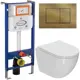 Комплект инсталляция и унитаз BAUEDGE BAU Aquanika 10.702.450.00.00-Q00012-BL0001-HQ3