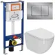 Комплект инсталляция и унитаз BAUEDGE BAU Aquanika 10.702.450.00.00-Q00009-BL0001-HQ3