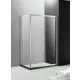 Душевой уголок Cezares MOLVENO-AH-11-160/100-C-Cr-IV прямой 160x100см хромированный профиль эффект стекла прозрачный