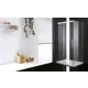 Душевой уголок Cezares PREMIER-SOFT-W-AH-1-150/80-C-Cr-IV прямой 150x80см хромированный профиль эффект стекла прозрачный