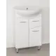 Тумба под раковину Style Line волна ЛС-00000098 55см цвет белый