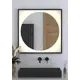 Зеркало для ванной Defesto Eclipse DF 2233R с подсветкой 80x80см