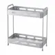 Полка для ванной комнаты zenfort 101204 алюминий 15x33 см цвет серый, серебристый