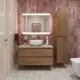 Тумба со столешницей и накладной раковиной подвесная BelBagno KRAFT 80 kraft80rt-kepmco-1077-set