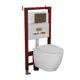 Комплект инсталляция с унитазом Bauedge Q111300-BL0001-Q00012 цвет белый