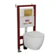 Комплект инсталляция с унитазом Bauedge Q111300-BL0001-Q00013 цвет белый