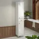 Шкаф-пенал для ванной комнаты Comforty Сочи 00004136987 подвесной 35x190см цвет белый