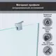 Душевая перегородка H.a.g HAG 0.6 60x140см хромированный профиль