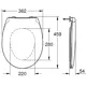 Унитаз подвесной Grohe NW0118 безободковый с сиденьем микролифт