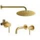 Комплект смесителей для душа Plumberia Selection KITXO01OB210, золото брашированное