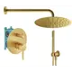 Комплект смесителей для душа Plumberia Selection KITXO18OB, золото брашированное