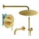 Комплект смесителей для душа Plumberia Selection KITXO19OB60, золото брашированное