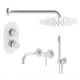 Комплект смесителей для душа Plumberia Selection KITXOT18BO210, Белый матовый
