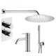 Комплект смесителей для душа Plumberia Selection KITXOT18QCR53, Хром