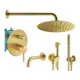 Комплект смесителей для душа Plumberia Selection KITZXO19OB60, золото брашированное