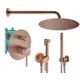 Комплект смесителей для душа Plumberia Selection KITZXO18RS, медь брашированная