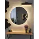 Зеркало для ванной Alfa mirrors Gna-6 GNa-6Vzd с подсветкой 60x60см