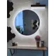 Зеркало для ванной Alfa mirrors Gna-7 GNa-7AVzh с подсветкой 70x70см