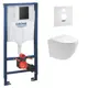 Комплект инсталляция с унитазом Grohe NW0153/S цвет белый