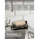 Мыльница со сливом на подставке LUCKY черный X000218
