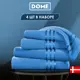 Полотенце Dome dme283668 Harmonika для ванной 50x80 см синий