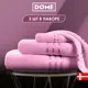 Полотенце Dome dme283643 Harmonika для ванной 30x50 см розовый