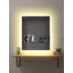 Зеркало для ванной ALFA MIRRORS Ek-56AVzVt с подсветкой прямоугольное 50x60см, бесконтактное управление, подогрев