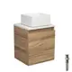 Тумба подвесная Bauedge Bau Dream SD3003 Blackwood 35 раковина Mini 24x24 выпуск клик клак белый