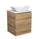 Тумба Bau Dream Blackwood 50 с дверцей SD3019, раковина Spectrum mini 47x24