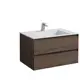 Тумба с раковиной Vincea Luka 800 R.Oak White VMC-2L800RO VCB-13800W