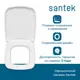 Сиденье для унитаза с микролифтом Santek 1.wh30.2.479 с микролифтом цвет белый