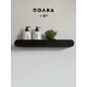 Полка для ванной комнаты ELECTRICLIGHT HANNA 10.5/1ч 50x6 цвет черный матовый