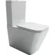 Чаша унитаза-компакта CERAMICANOVA Cubic CN1803-B безободковая с микролифтом