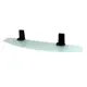 Полка для ванной комнаты Wasserkraft Abens K-3224, стекло, 50x50 см