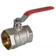 Кран шаров. Terma RED 2" в/в ручка 31044 Латунь