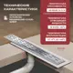 Трап для душа Vimarr 516G146001050 сухой затвор 11.2x65 см нержавеющая сталь